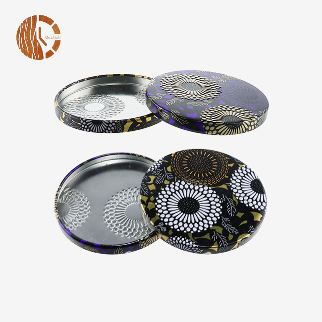 Floral Pattern Metal Storage Tin for Candies & Gifts